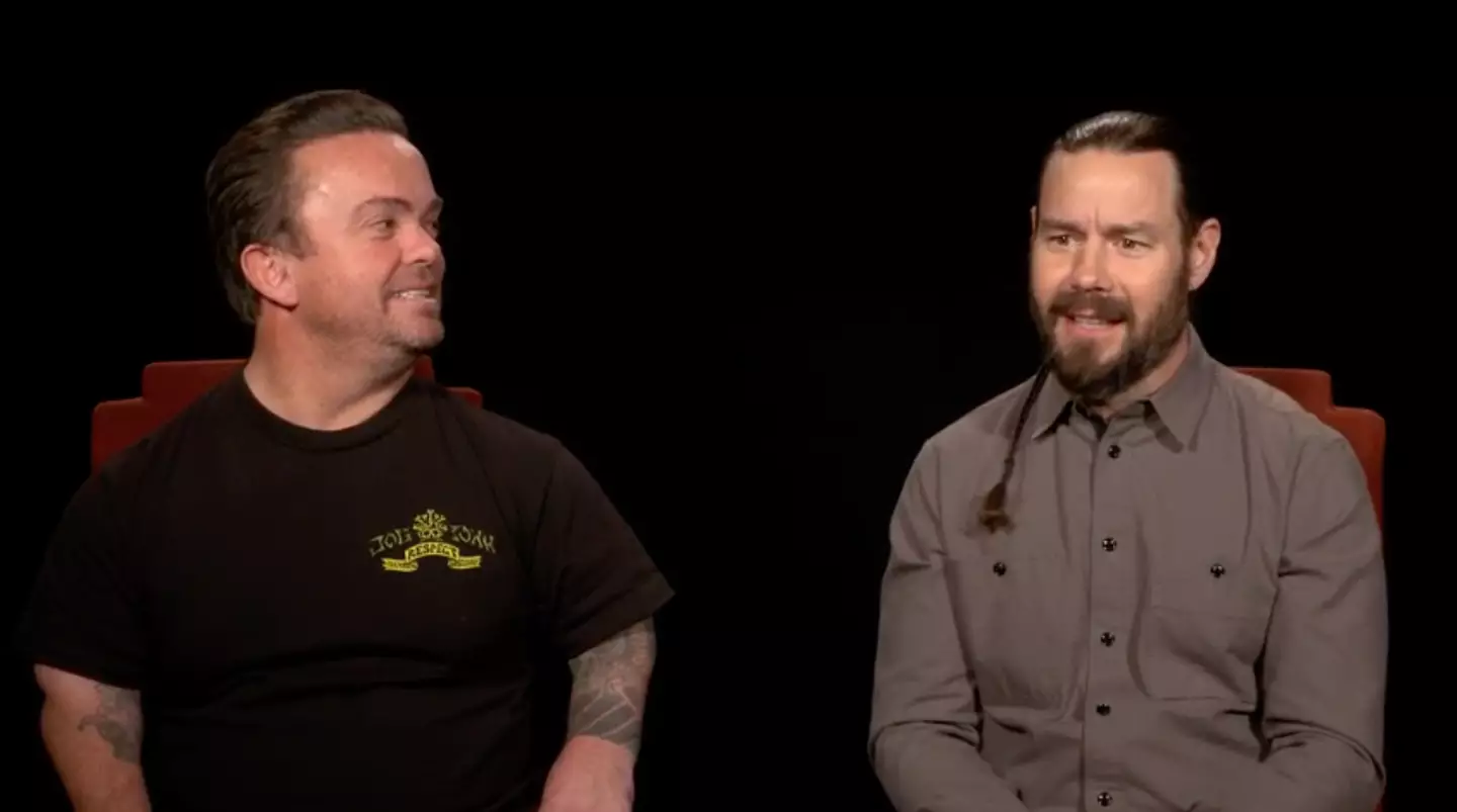 Left to right: Jason 'Wee Man' Acuña and Chris Pontius.