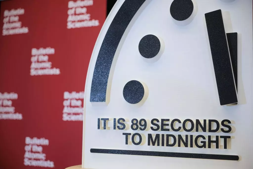 89 seconds to midnight, the closest the Doomsday Clock has ever been (Kayla Bartkowski/Getty Images)