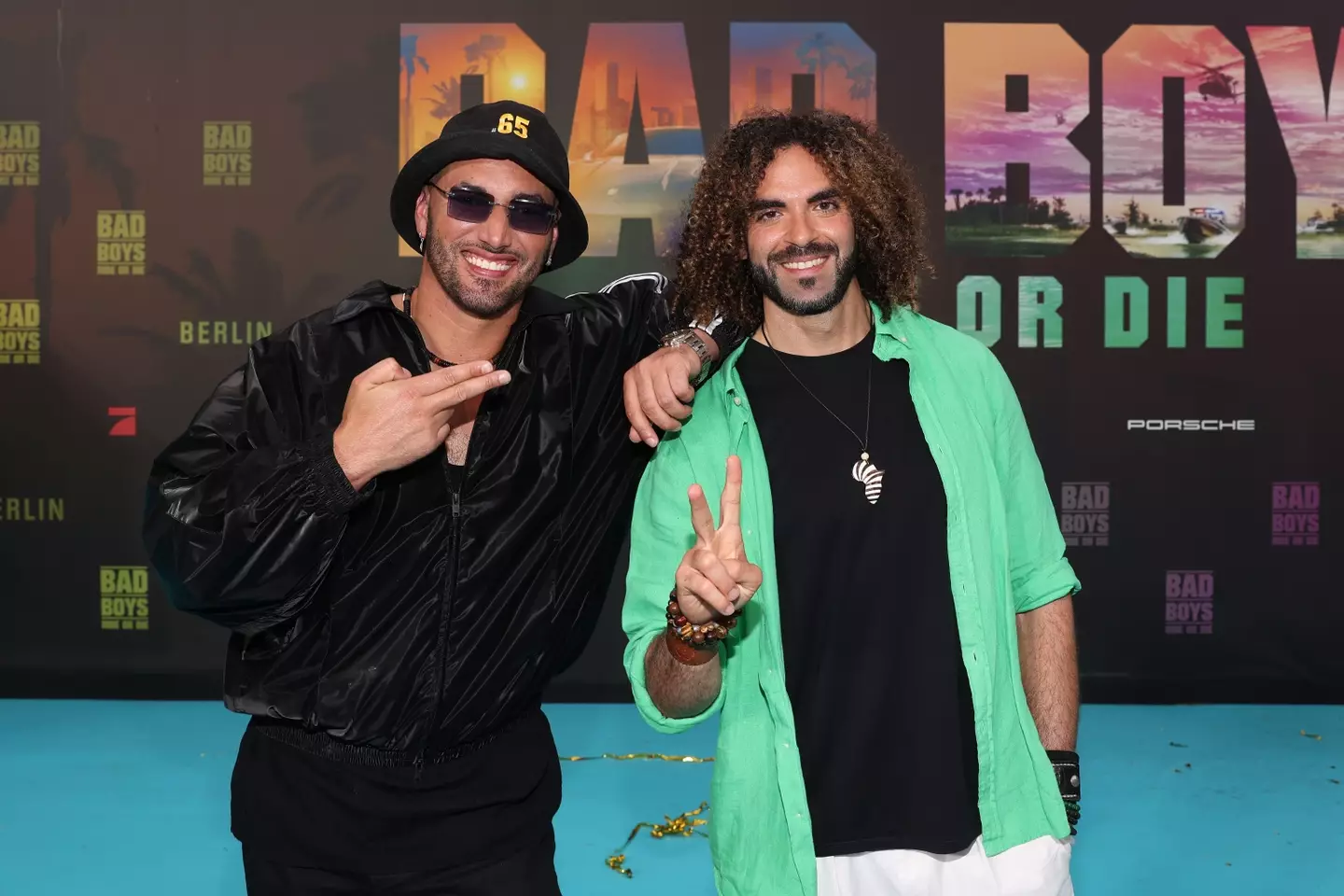 Bilall Fallah and Adil El Arbi. (Gerald Matzka via Getty Images)
