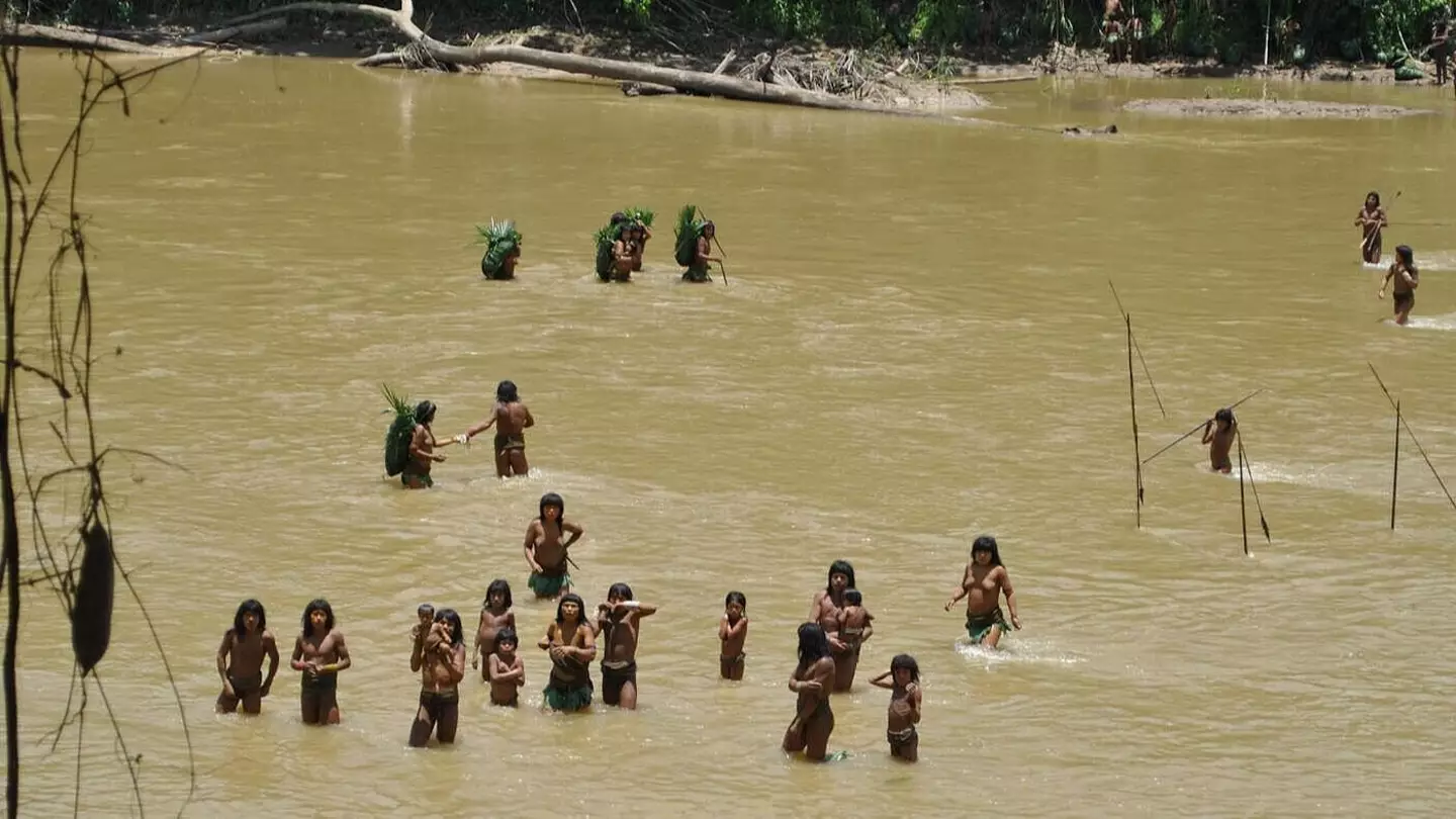 Major worry as uncontacted Amazon tribe make bizarre move with experts issuing warning