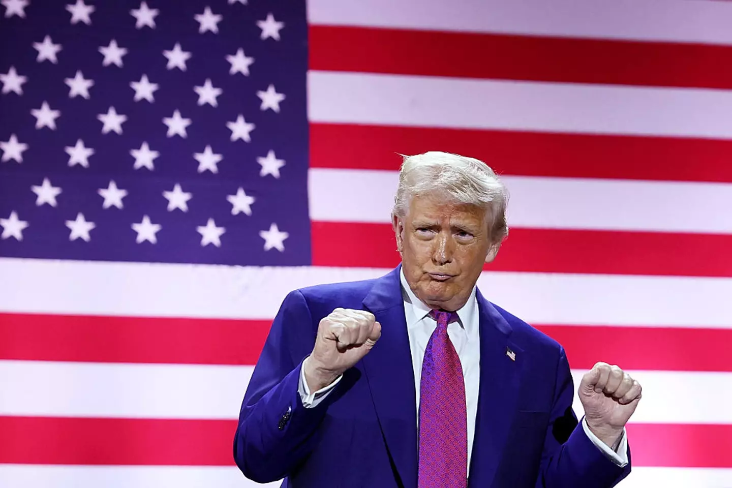 The comments clearly ruffled feathers with the US President (Win McNamee/Getty Images)