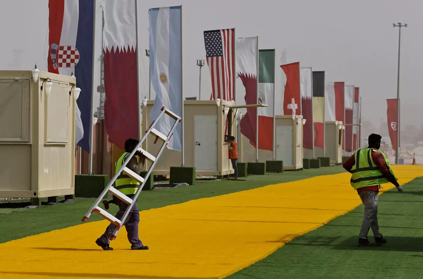 Fans arrived at the World Cup fan villages to find them unfinished and struggling to deal with the number of bookings.