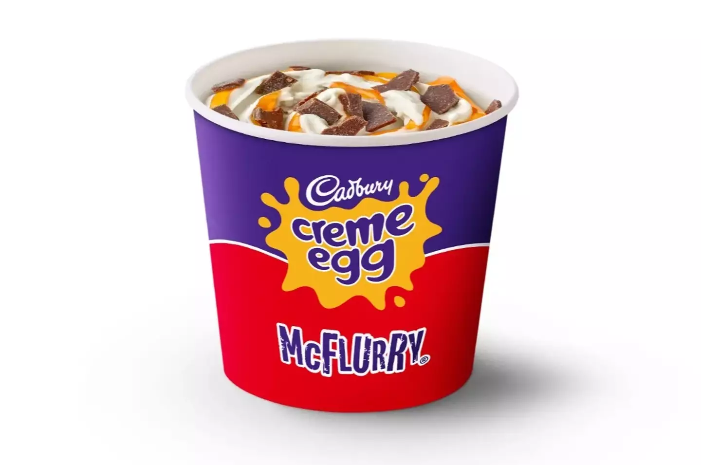 The famous Cadbury Creme Egg McFlurry is also making a comeback this Easter.