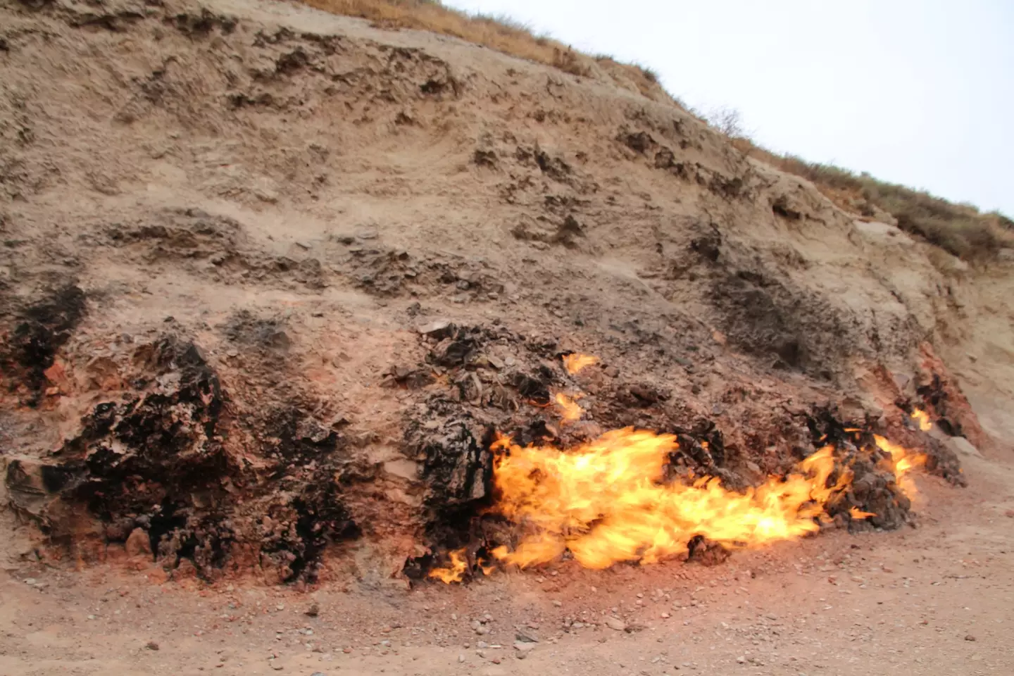Yanar Dağ has been burning on the slope of a hill in Azerbaijan (Getty stock photo)