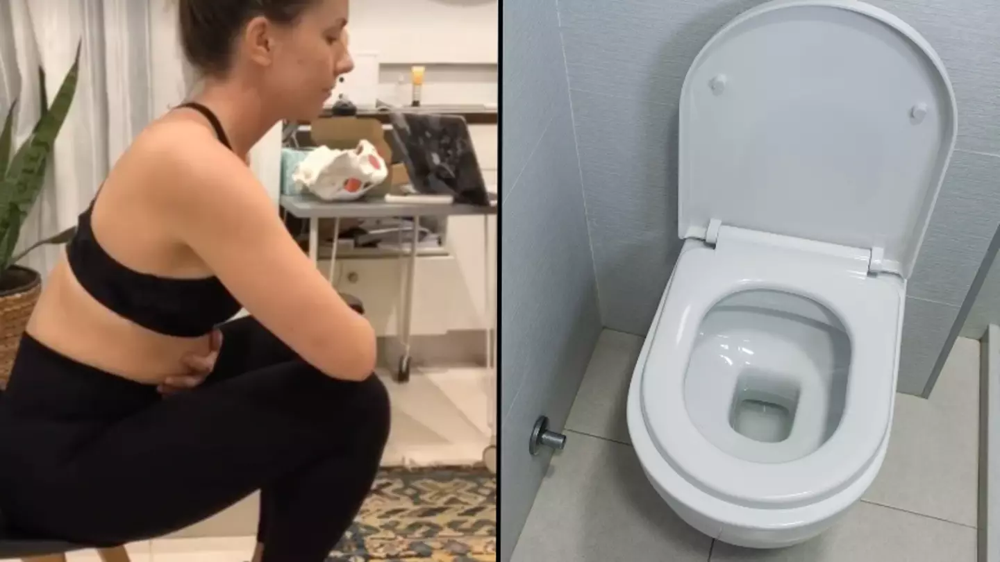 Pelvic floor expert demonstrates how to have ‘the perfect poo’