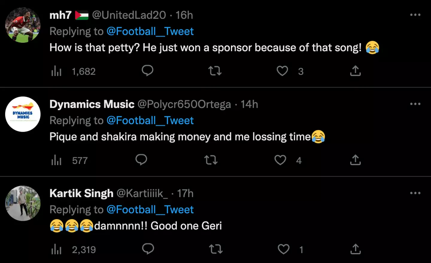 Piqué's response to the song has left fans divided.