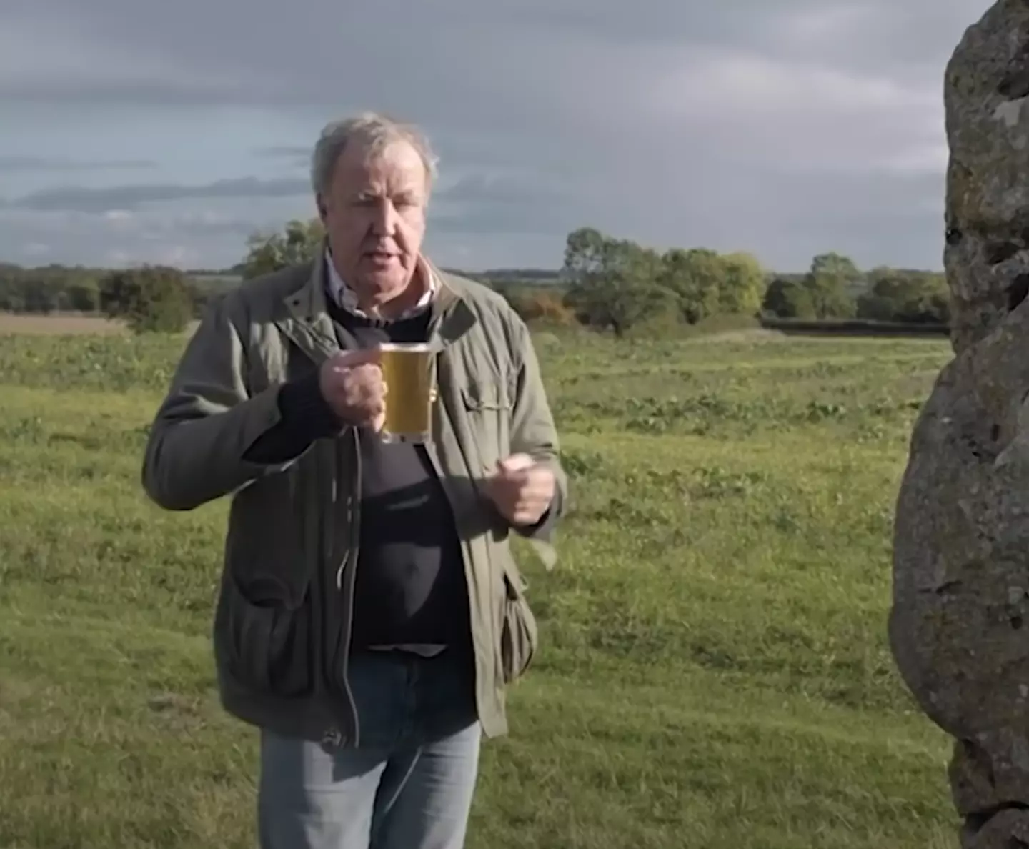 Clarkson's previous advert saw him explaining the name Hawkstone then ending by saying 'f*ck me it's good' (Hawkstone)