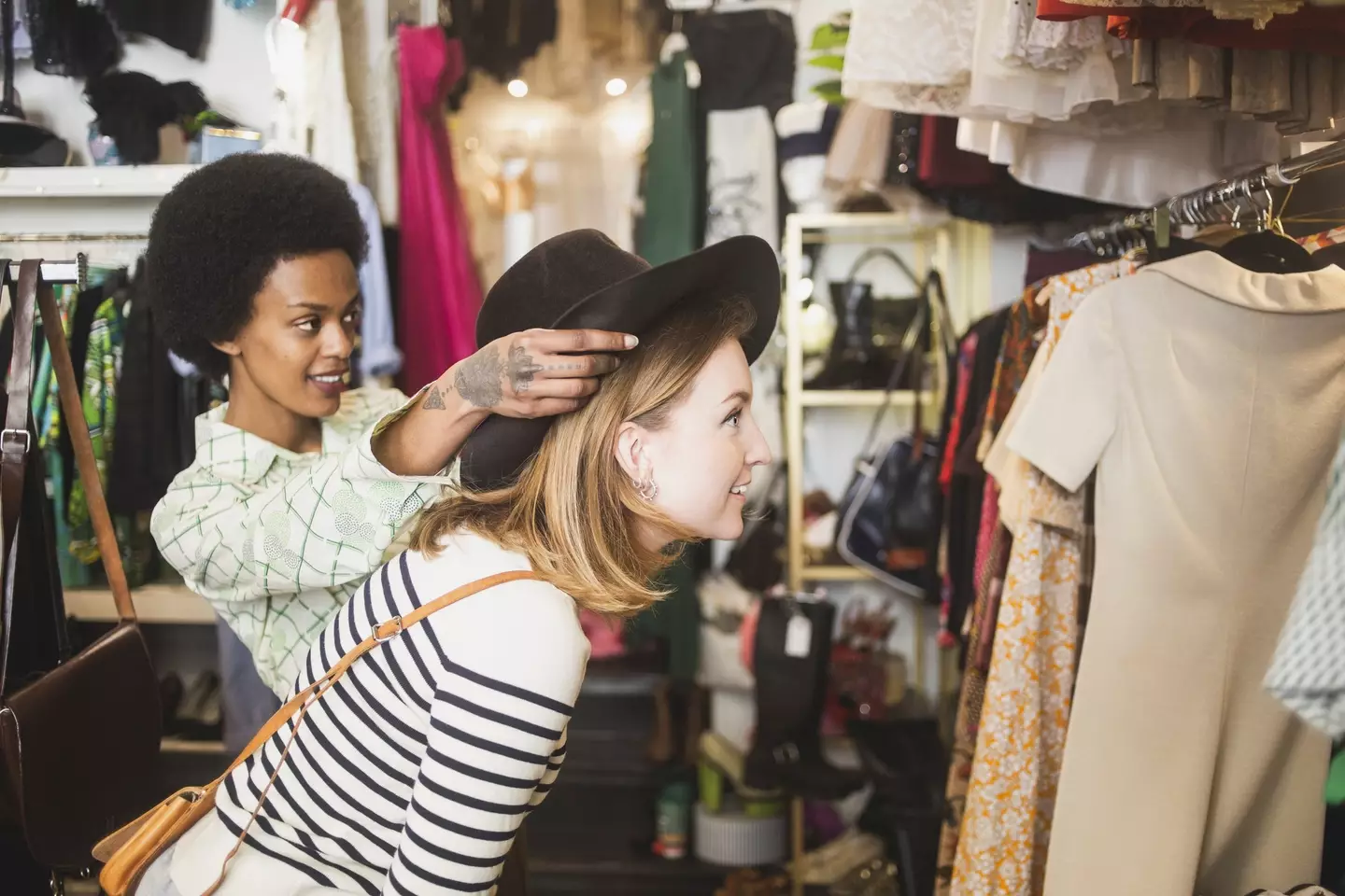 Secondhand clothing is seen as cheaper and more environmentally friendly (Getty Stock Photo)