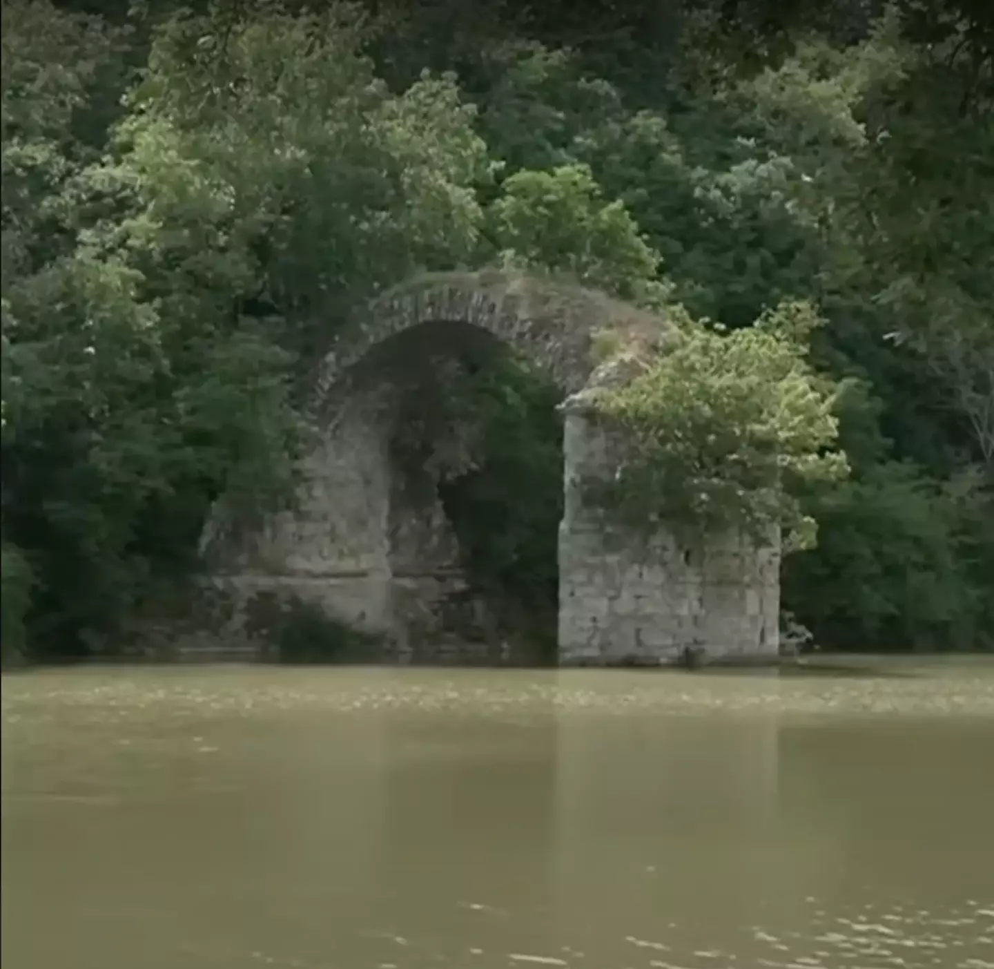 Sadly, the bridge has partially collapsed over the centuries.