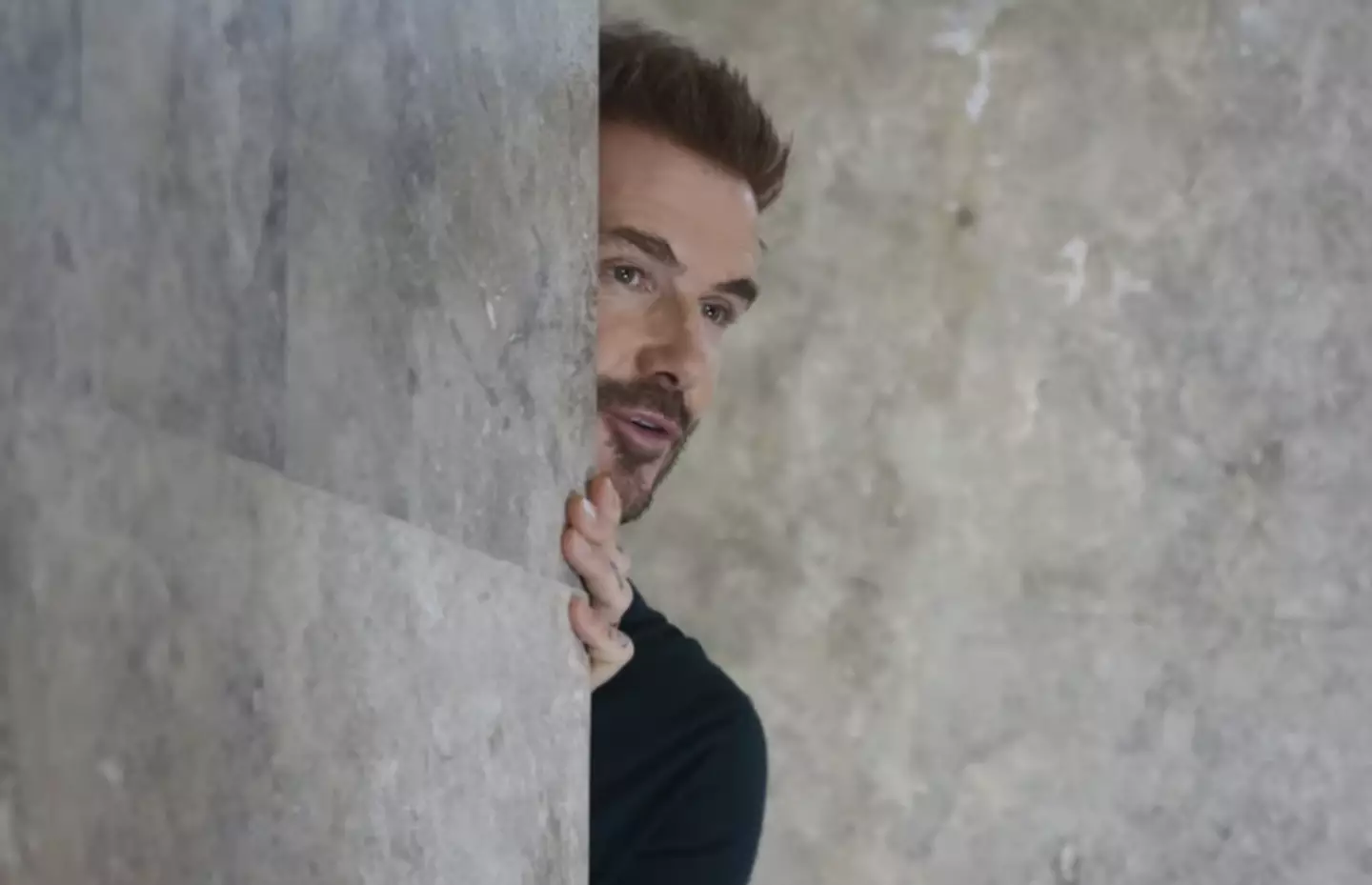 Beckham outed the missus in his Netflix documentary, sparking a famous meme in the process (Netflix)