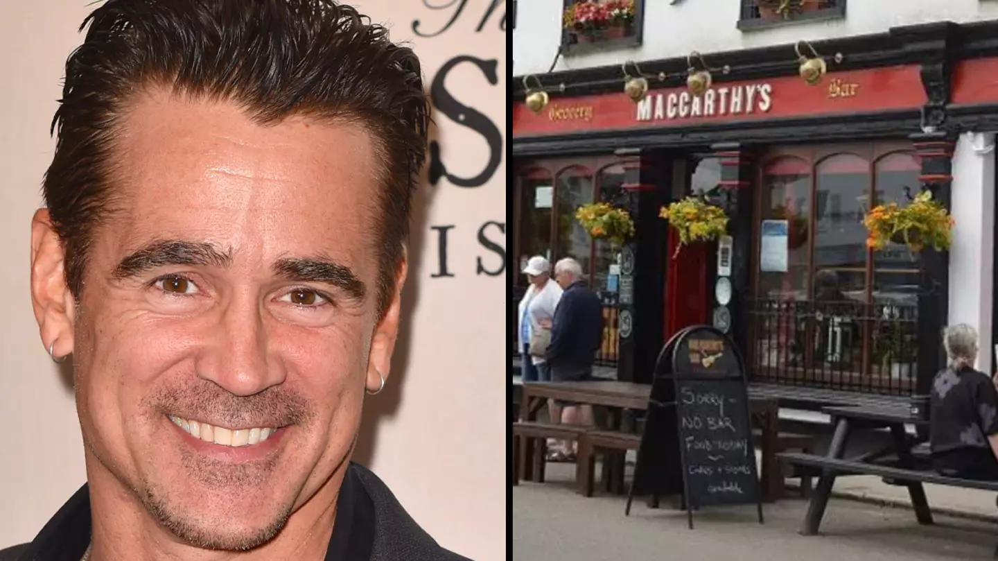 Pub decided to lift ban on Colin Farrell for past 'outrageous behaviour'