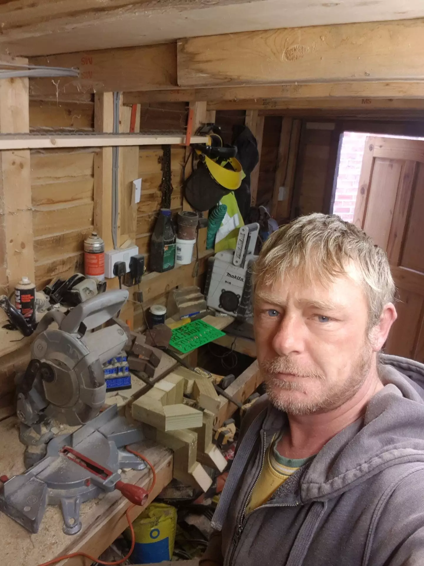 Scott said his business first started in his garden shed.