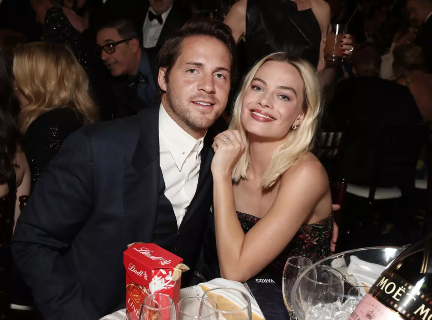Margot Robbie and husband Tom Ackerley.
