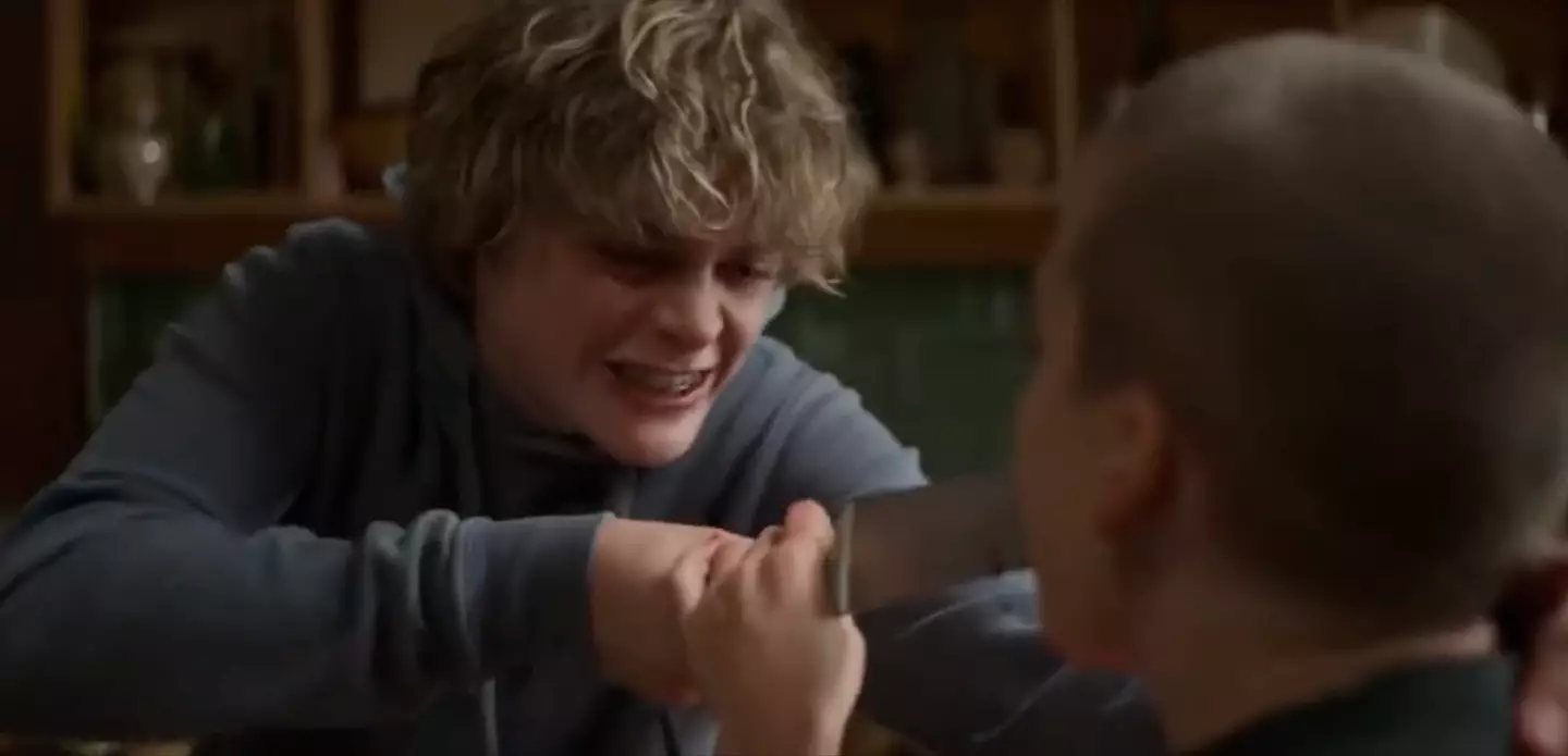 The scene is a horrifying watch (A24)