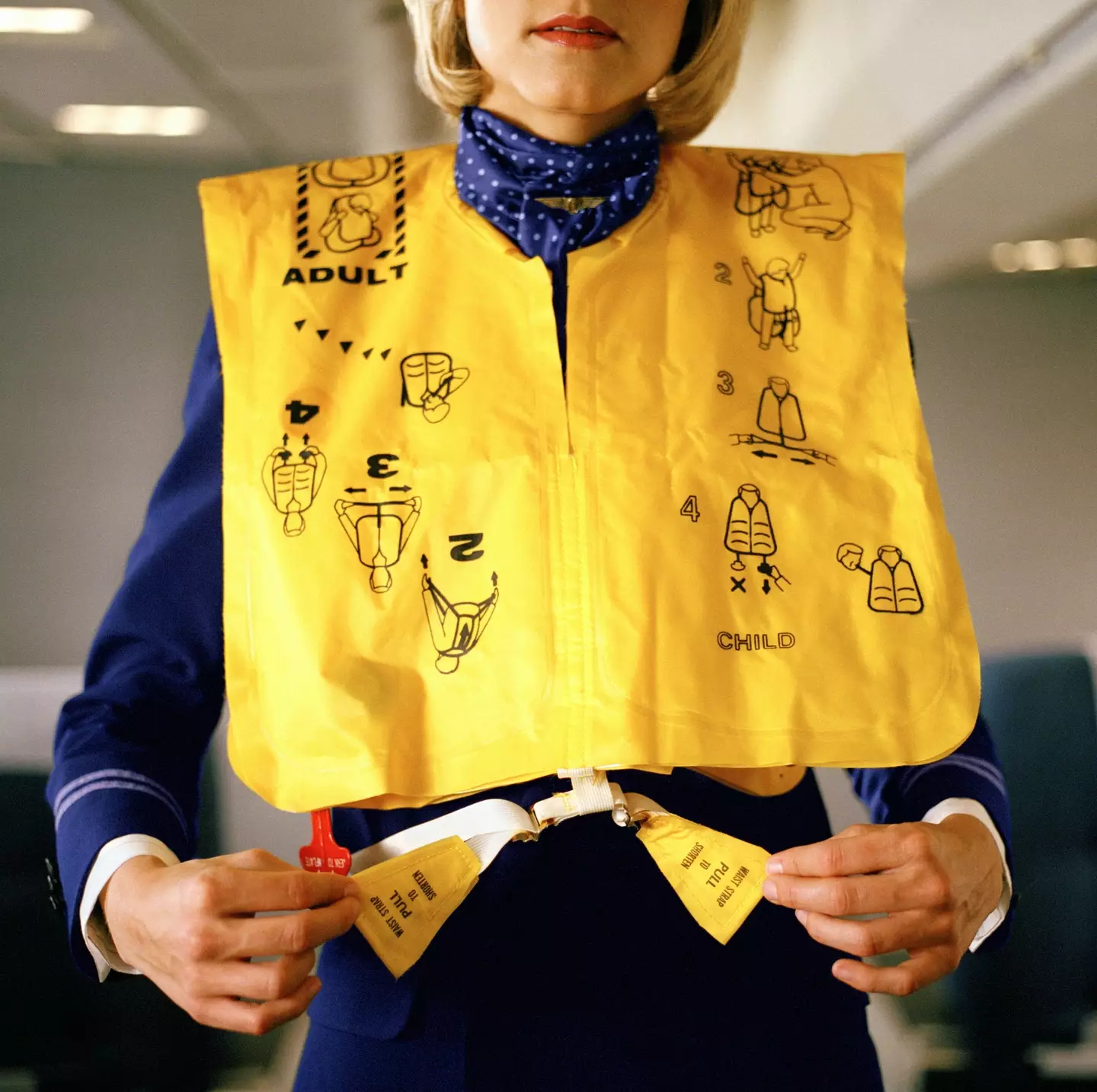 Life jackets are a luxury not all airlines offer (Getty stock image)