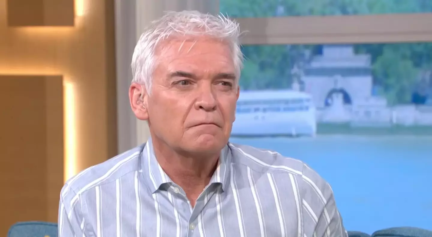 Phillip Schofield describes the affair as 'unwise'.