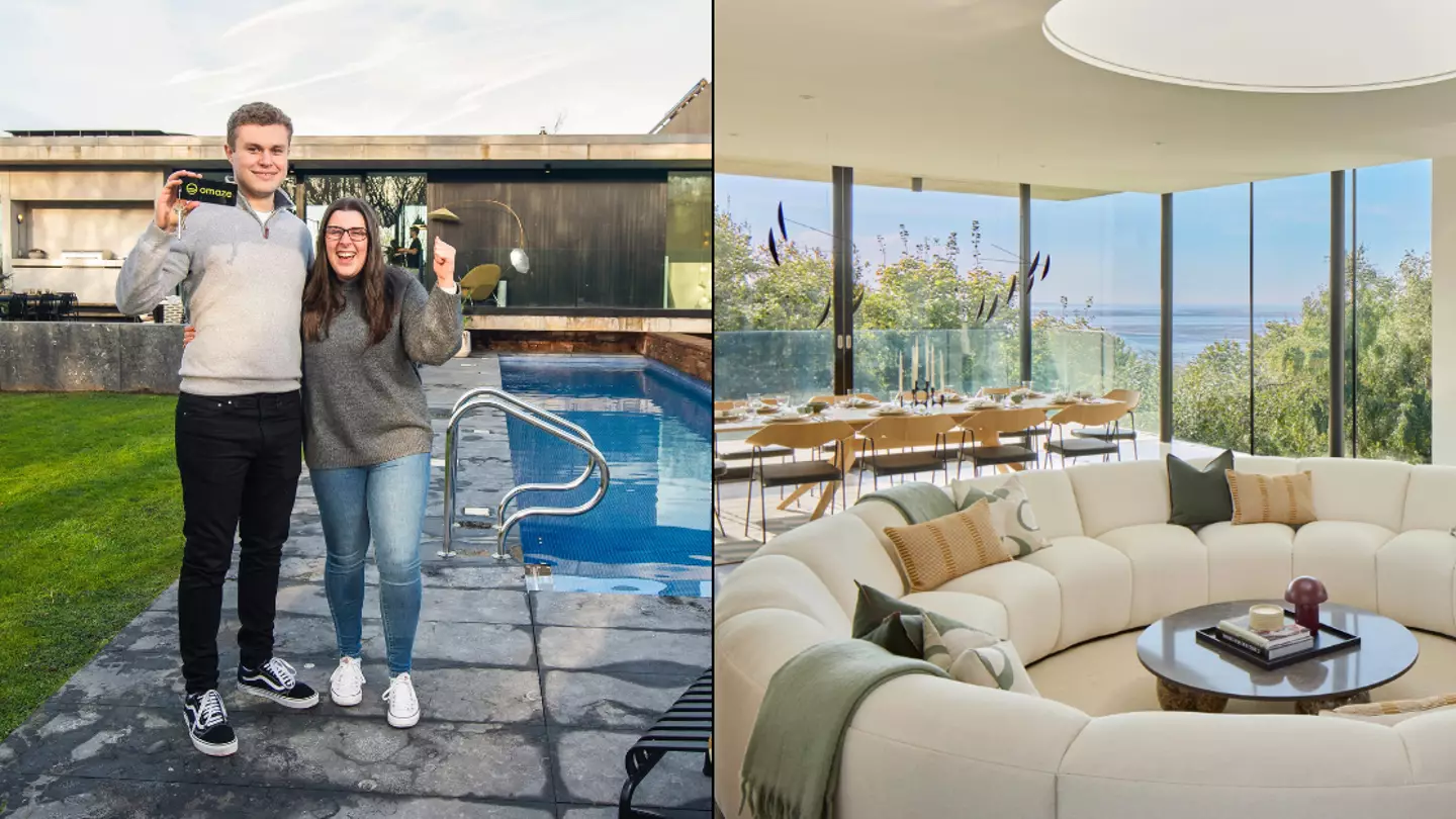 UK's youngest ever Omaze winners explain what they'll do with £3 million mansion