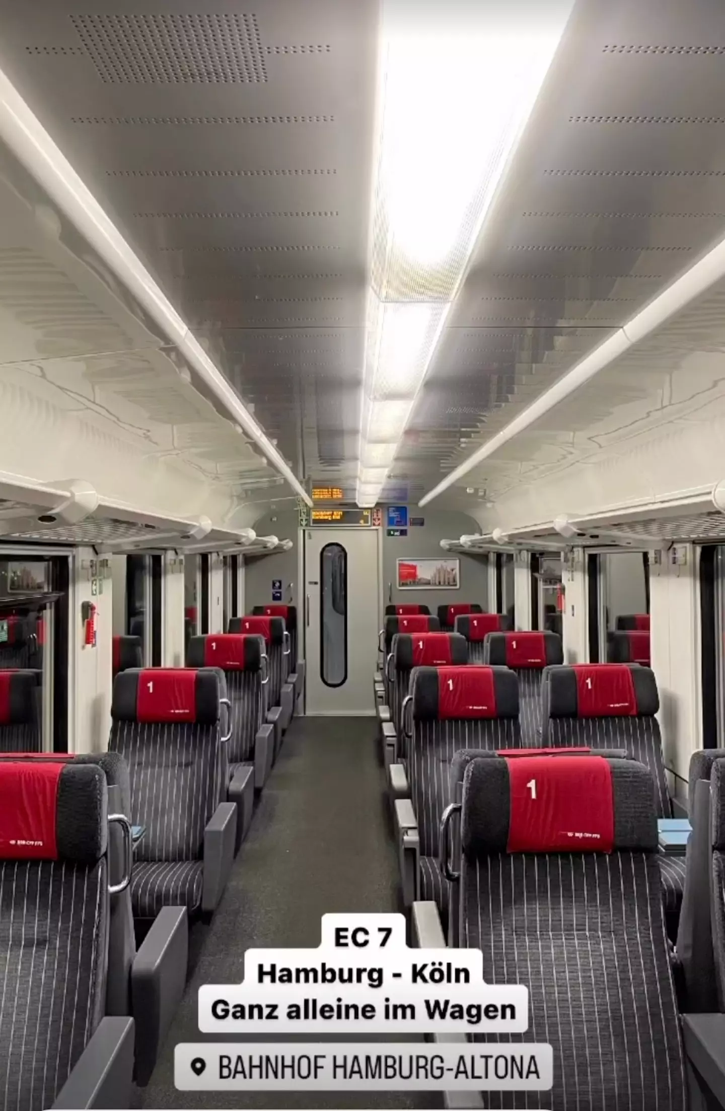 He kips in the carriages and works in them during the day.