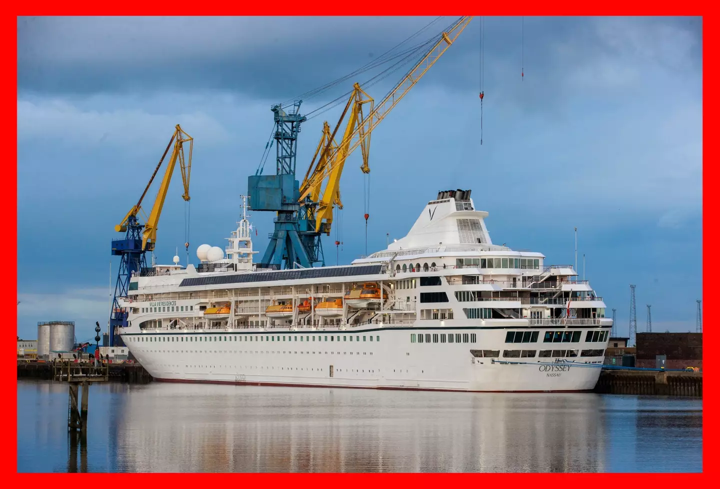 Work has been carried out on the cruise ship for months (PA)