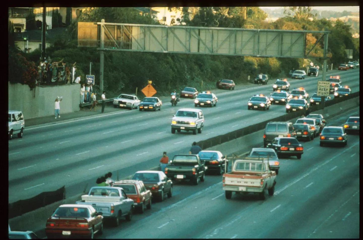 OJ Simpson led the police on a slow speed chase through LA. (Jean-Marc Giboux/Liaison)