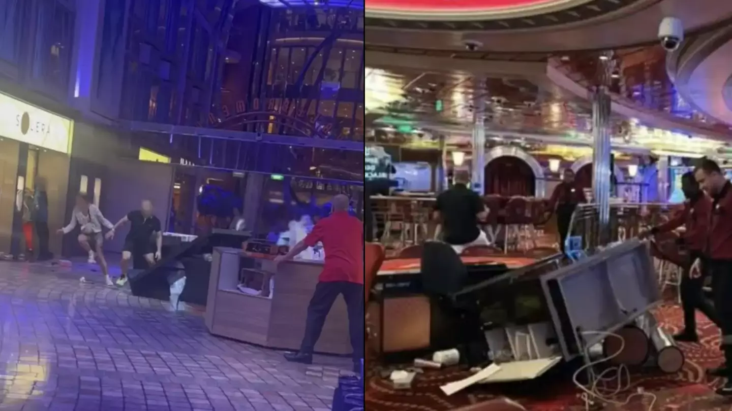 Cruise passengers sent goodbye messages fearing 'they'd die like on Titanic' as 'ship tips 45 degrees'