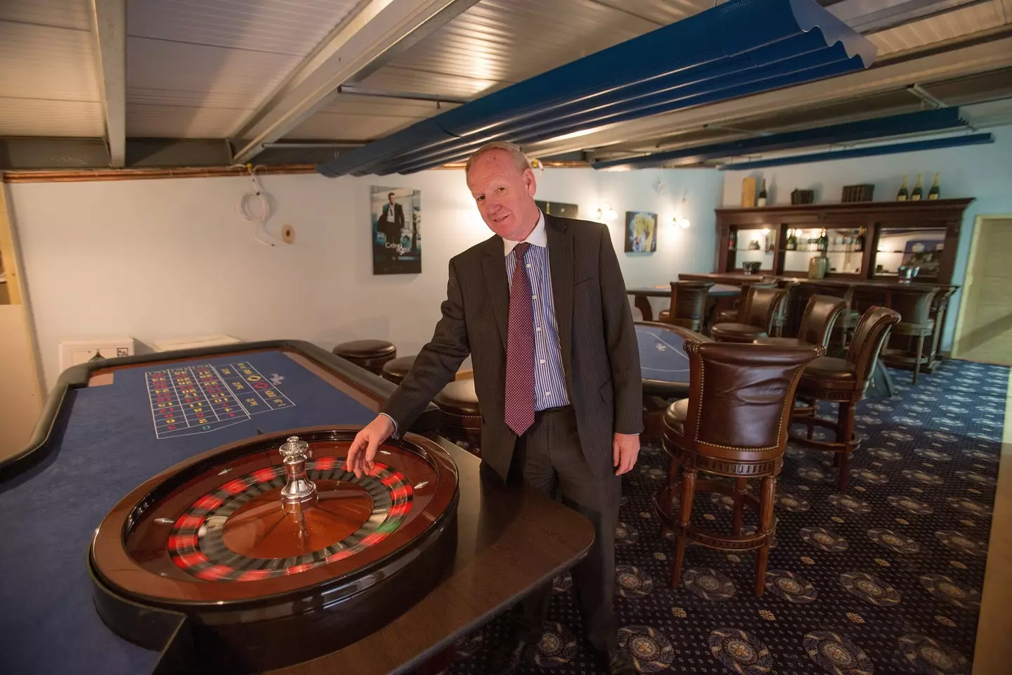 Graham Wildin went up against the council for ten years to try and save his man cave (SWNS)