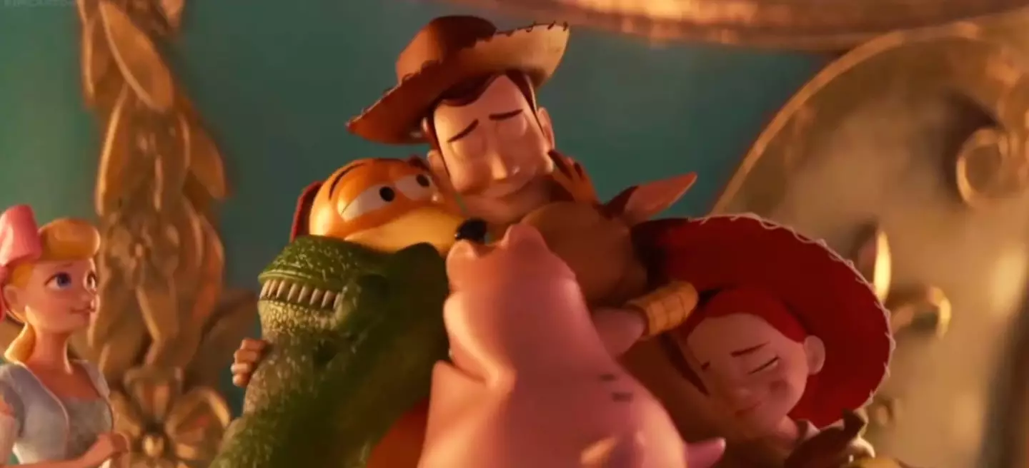 Fans watched Woody say an emotional goodbye to the gang in Toy Story 4 (Pixar)