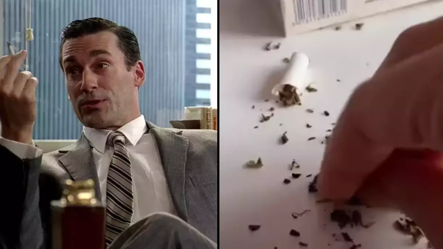 Actors aren't really smoking cigarettes on screen in big Hollywood movies