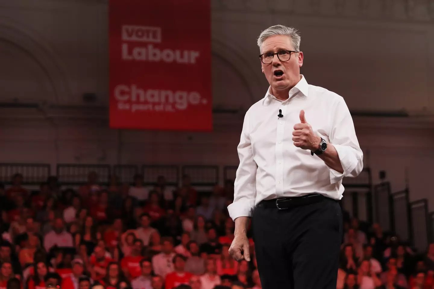 According to the exit poll, you're looking at the UK's next prime minister. (Alishia Abodunde/Getty Images)
