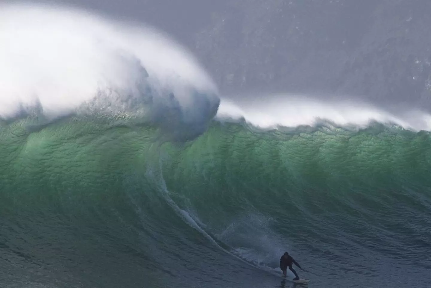 People should always be cautious when swimming in the ocean, regardless of what kind of waves they encounter. (RODGER BOSCH/AFP via Getty Images)