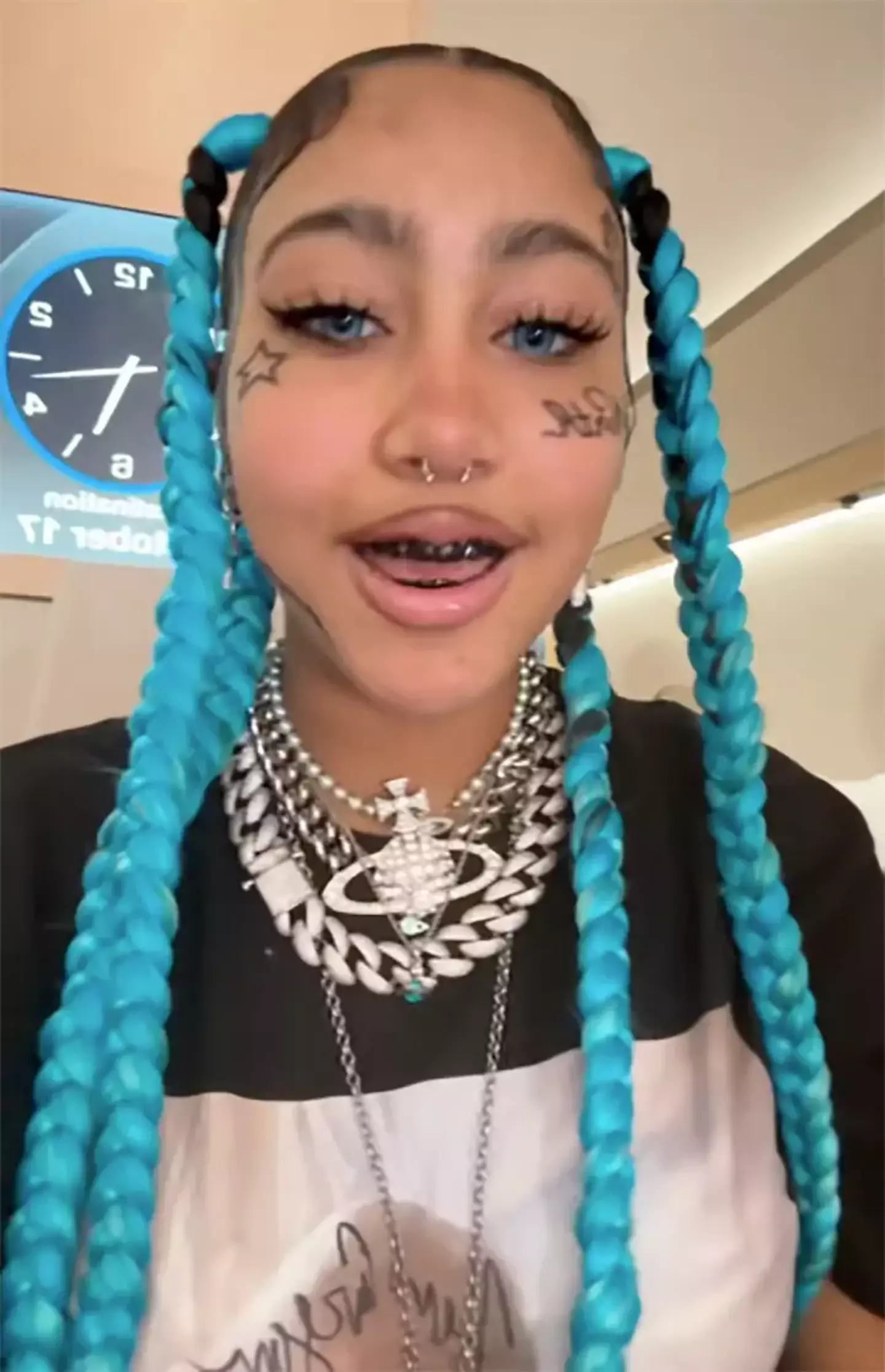 North is clearly being allowed to wear what she wants (kimandnorth/tiktok)