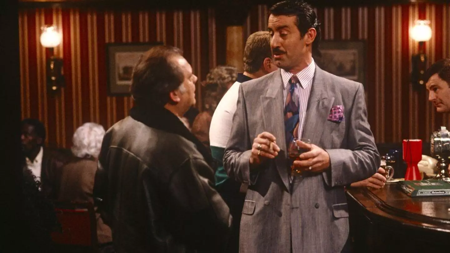 Challis (right) with Del Boy in Only Fools and Horses.