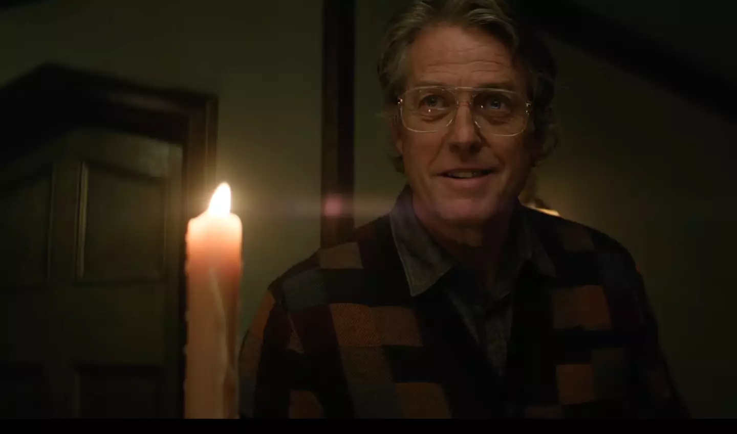 Hugh Grant in Heretic. (A24)