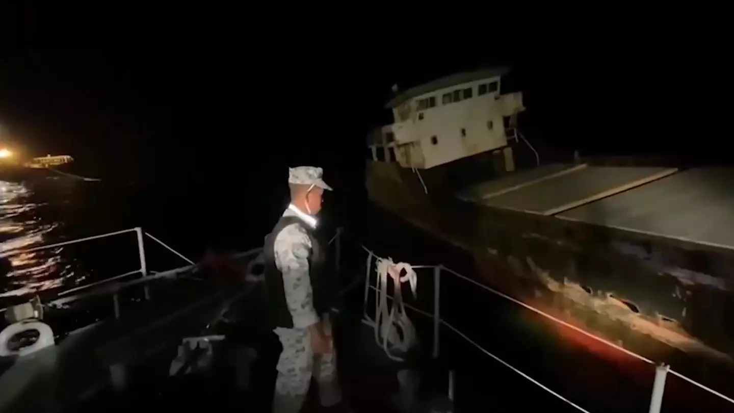 Chinese 'Ghost Ship' Found Floating Off Coast Of Thailand