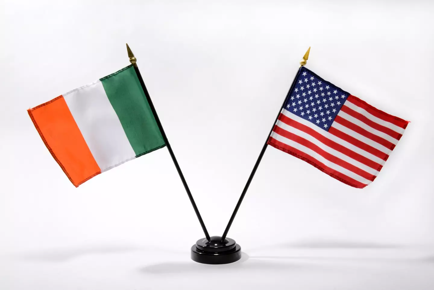 The American man suddenly developed an Irish brogue, despite not having any Irish in him.
