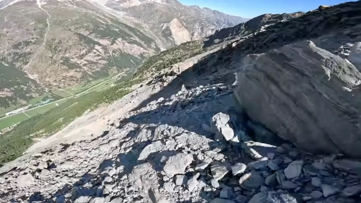 'Brutal' GoPro footage shows moment daredevil jumps off highest peak of the alps in wingsuit