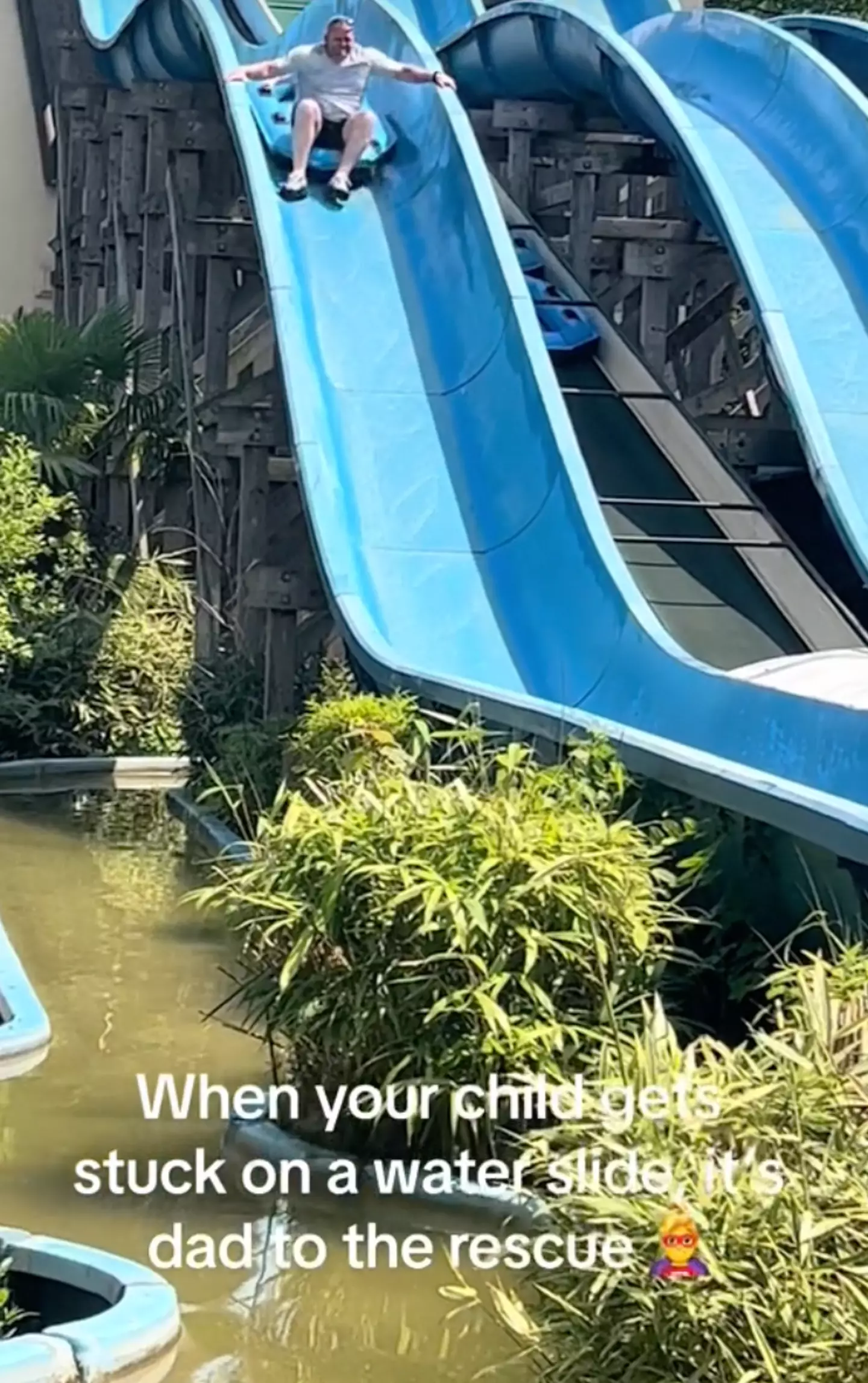 His wife said his shoes were 'soaked'.