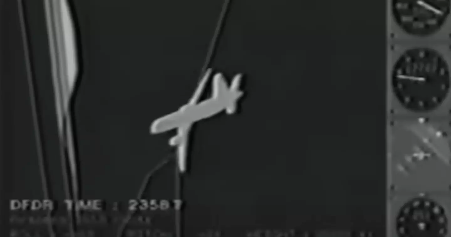 The plane lost control and eventually crashed, killing everyone onboard. (Youtube/FatalBreakdown)