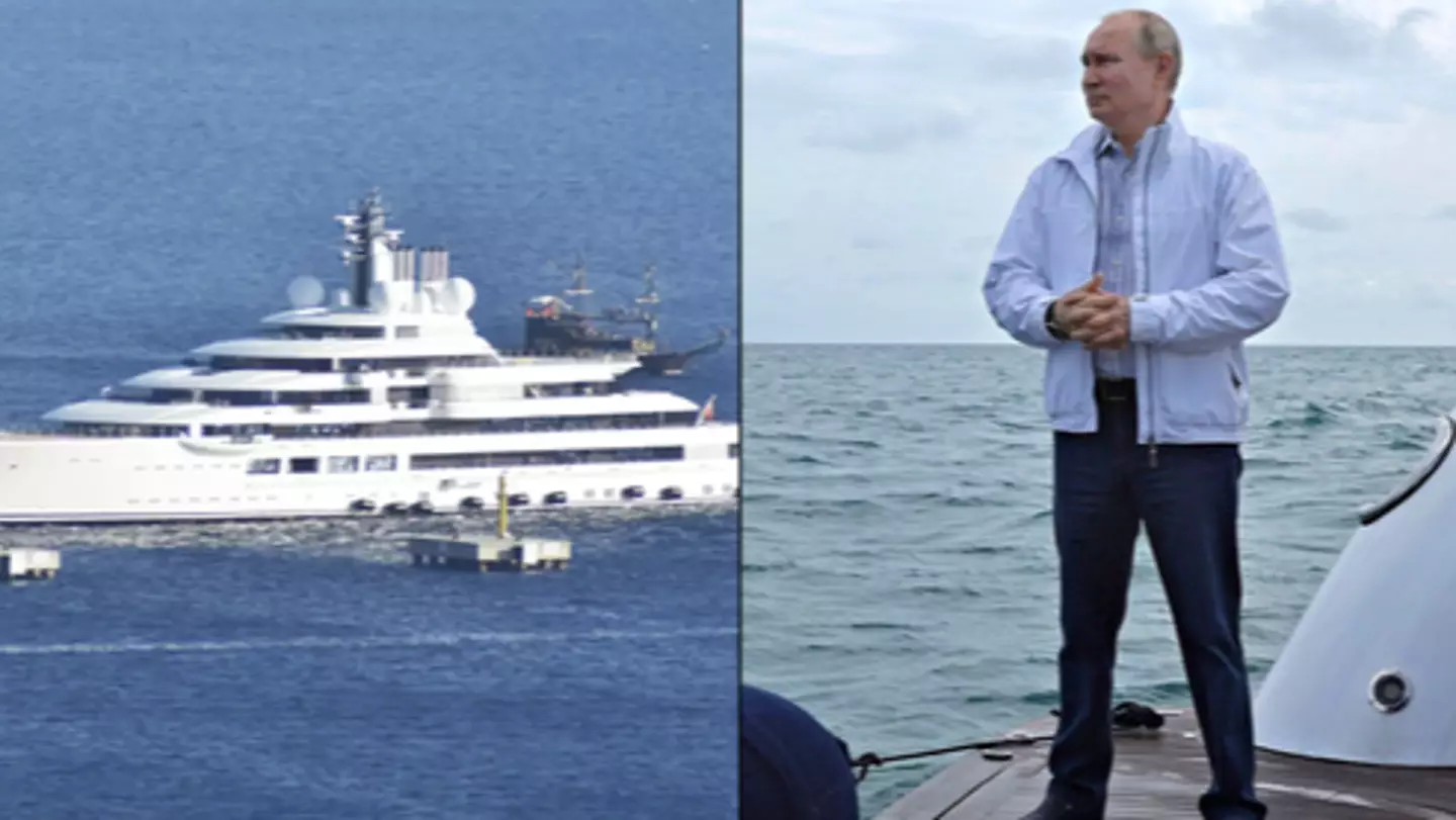 Mystery £532 Million Superyacht Swarmed By Italian Officials After Claims It Belongs To Putin
