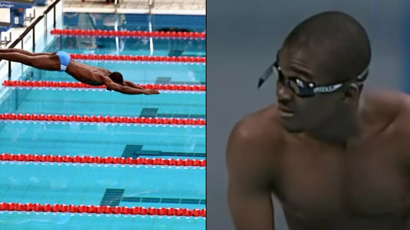 Incredible story of swimmer diving in full-sized pool for very first time to compete in the Olympics alone