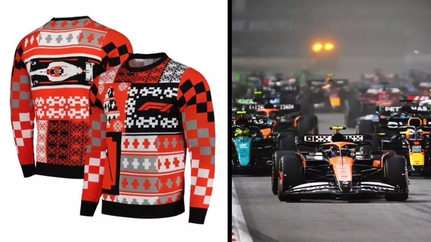 You can now buy Formula 1 Christmas jumpers for the festive season