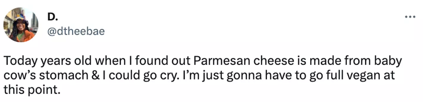 One Twitter user threatened to 'go full vegan'.