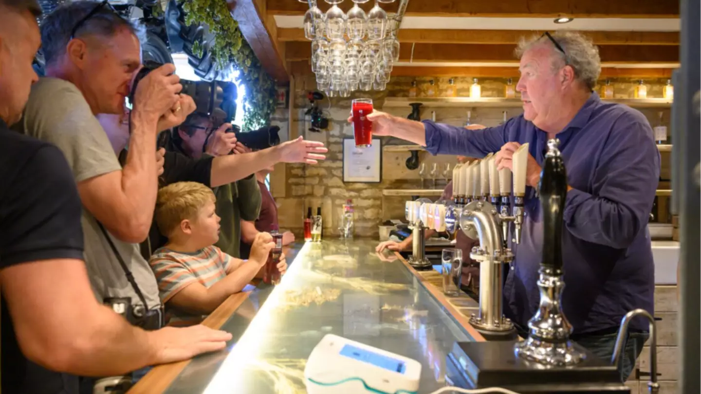 Clarkson ultimately did get his pub in the end (Prime Video)