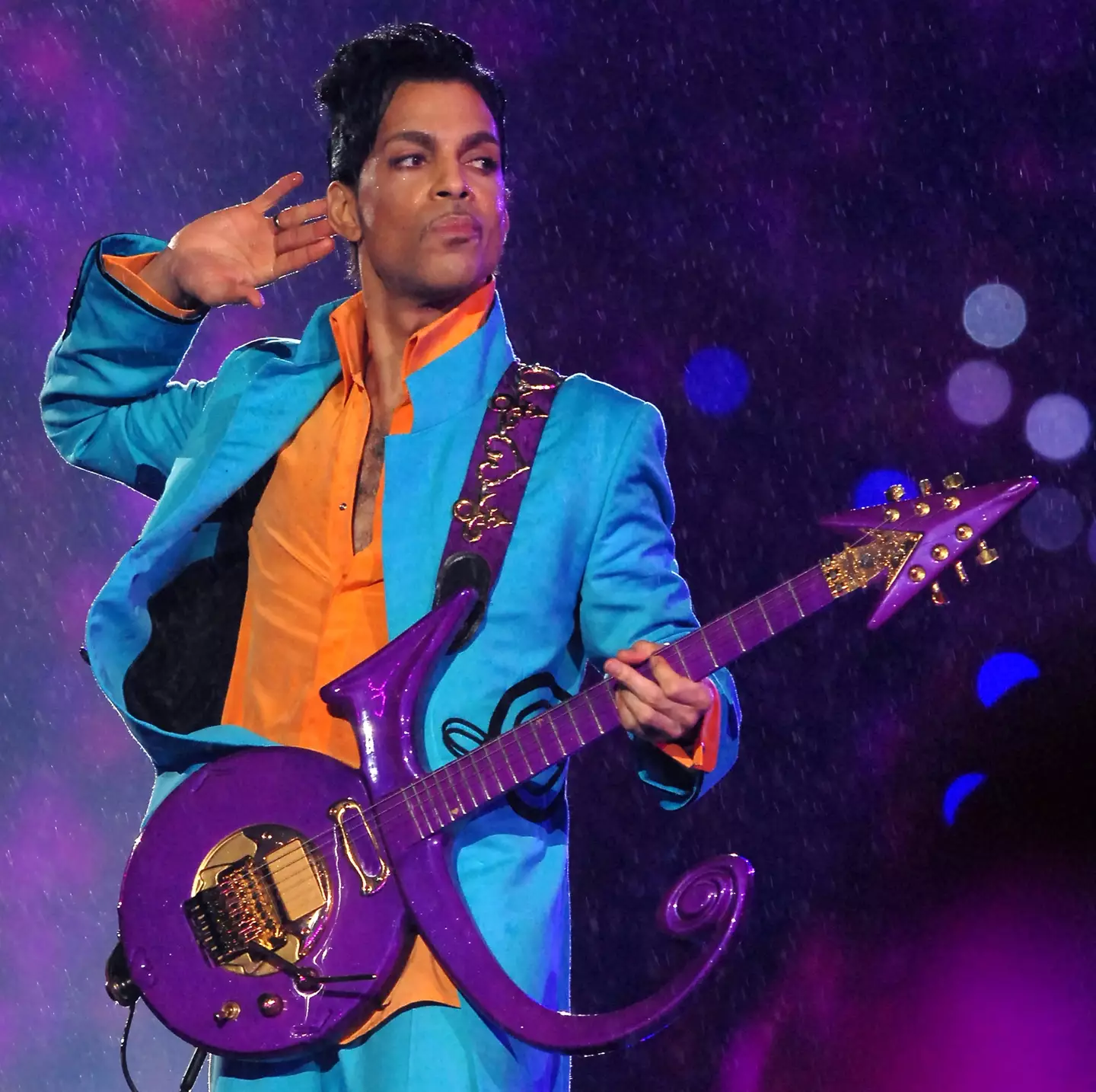 Prince was one of the celebs that met Smith mere hours before he died (Theo Wargo/WireImage)