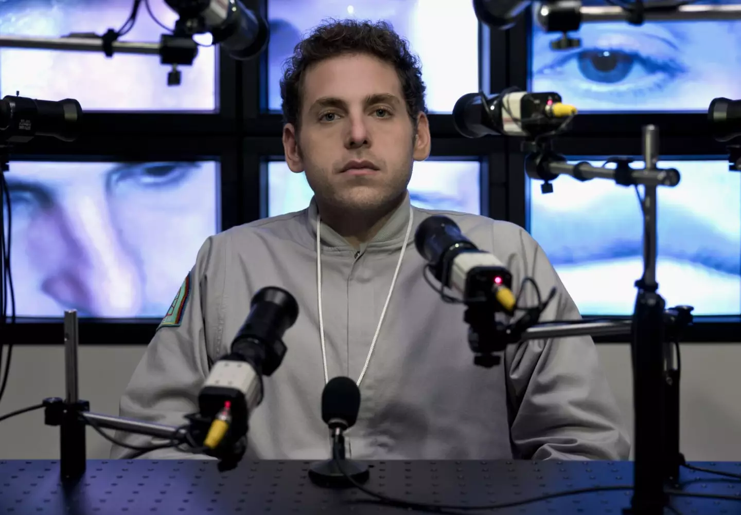 Jonah Hill stars alongside Emma Stone (Netflix)