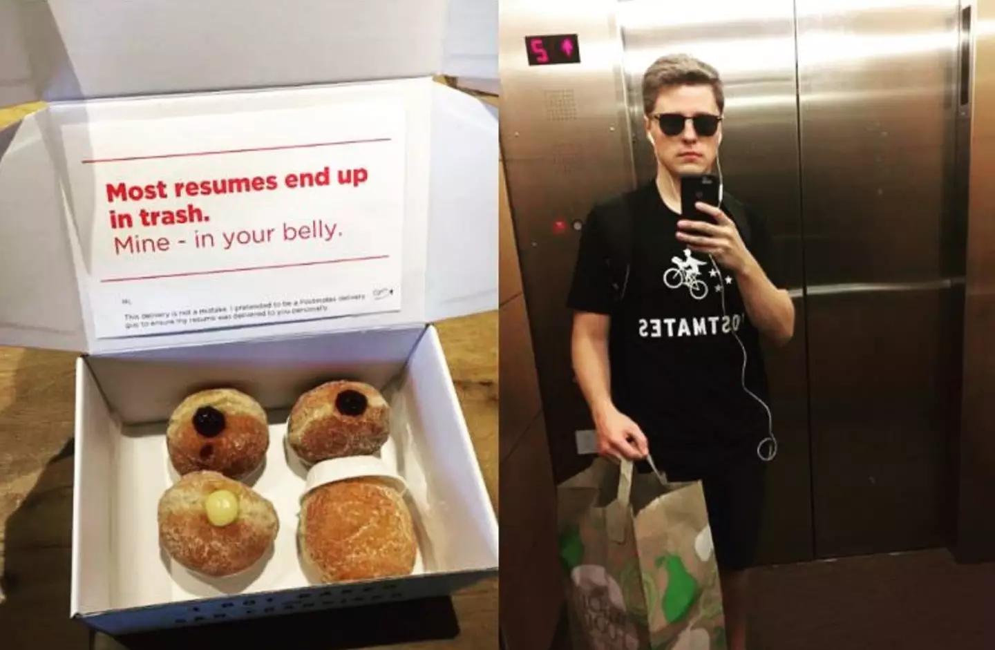 Not how you'd typically present your CV (Instagram/@LukasXYZ)