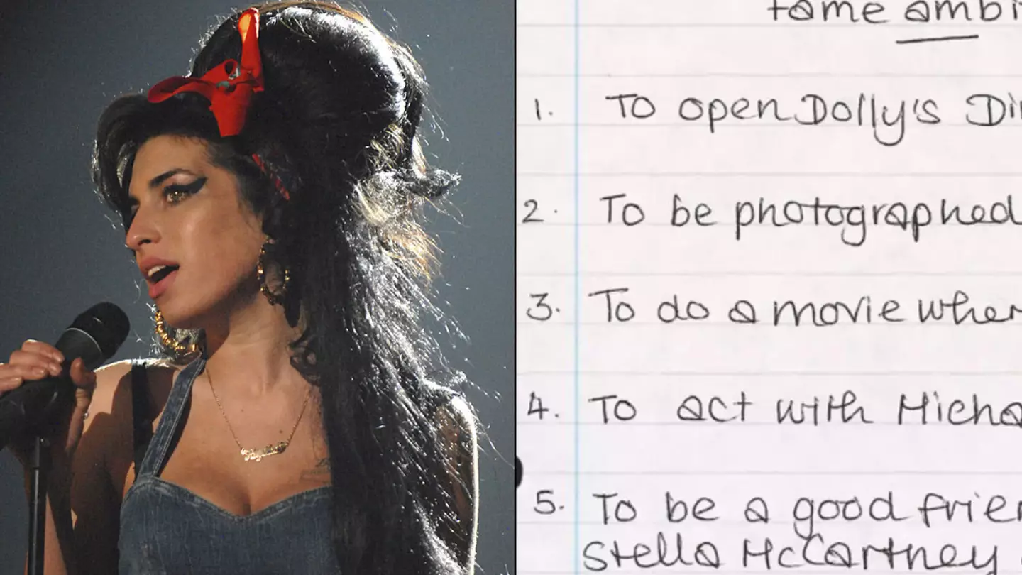 Amy Winehouse shared everything she wanted to achieve in life in diary before she died