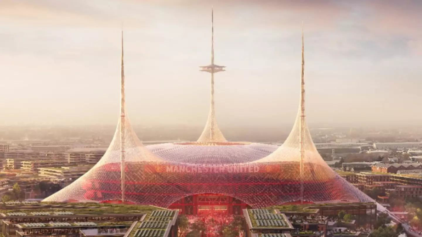 Man United unveils 100,000 seater stadium design and people can't believe it's real
