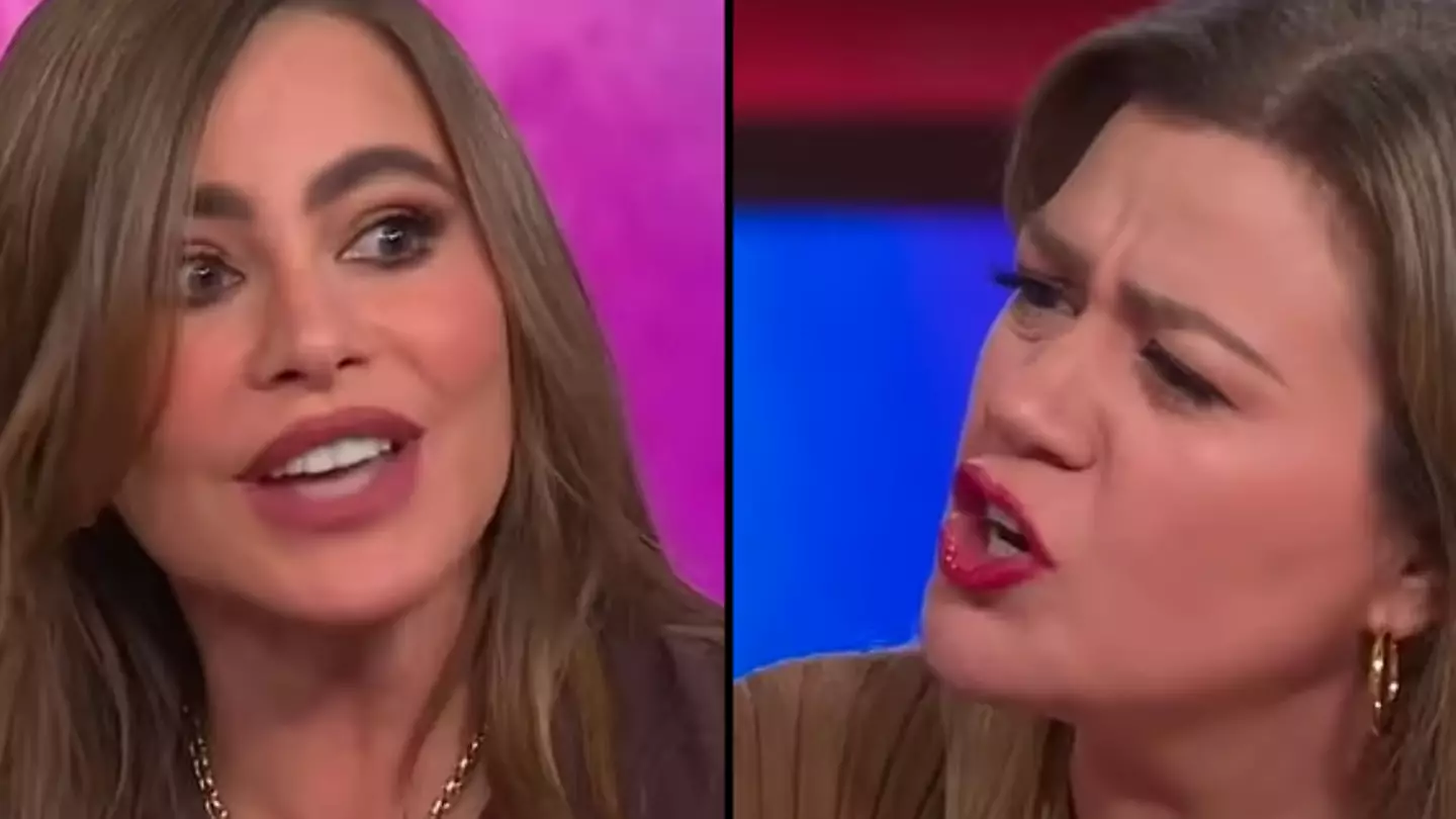 Sofia Vergara awkwardly tells Kelly Clarkson to 'shut up' over her honest thoughts about Griselda transformation