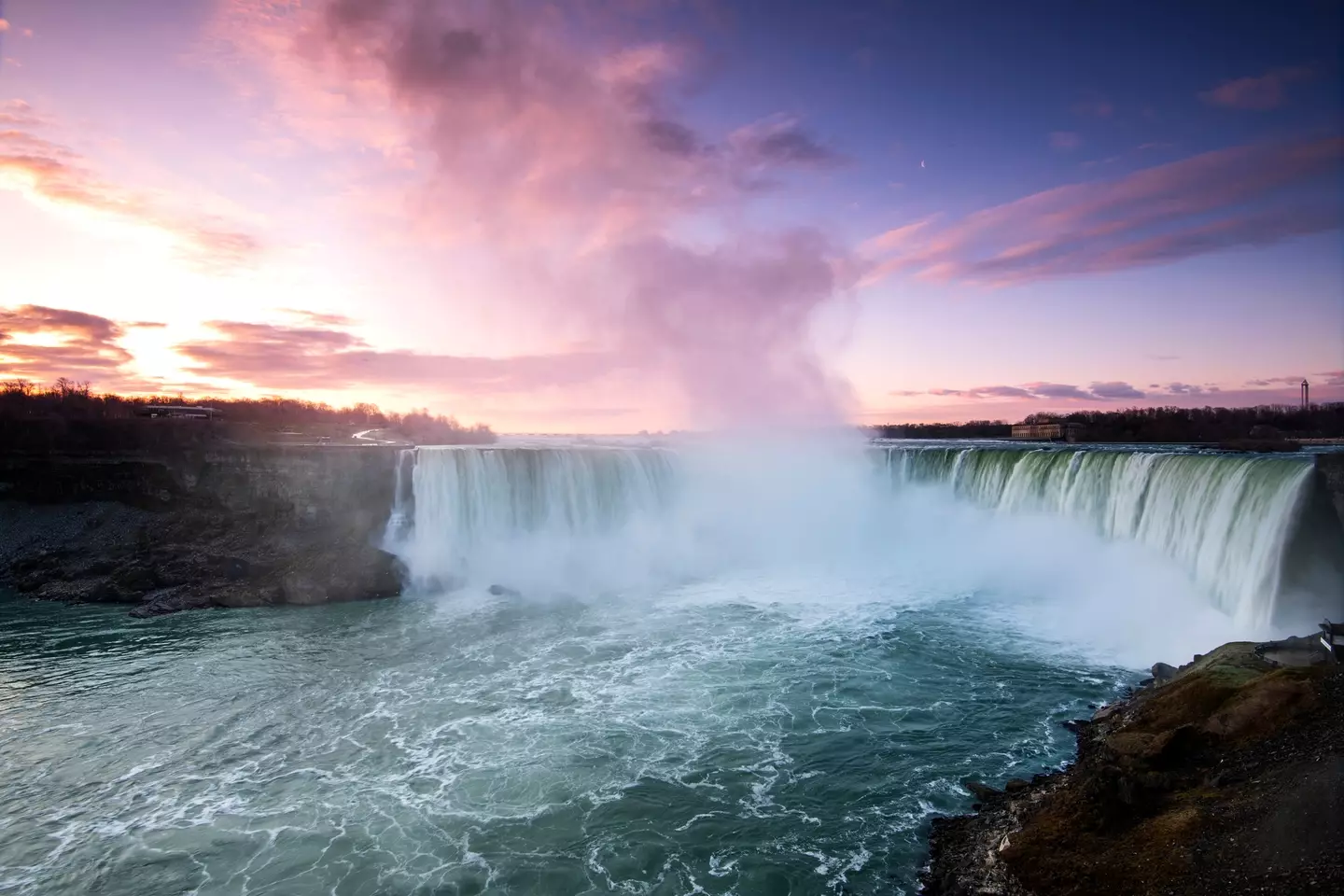 Horseshoe Falls, the section of Niagara Falls in Canada.